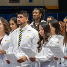 group of veterinary students